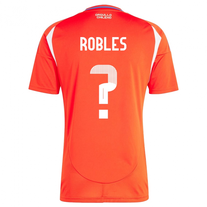 Niño Camiseta Chile Diego Robles #0 Rojo 1ª Equipación 24-26 La Camisa Argentina