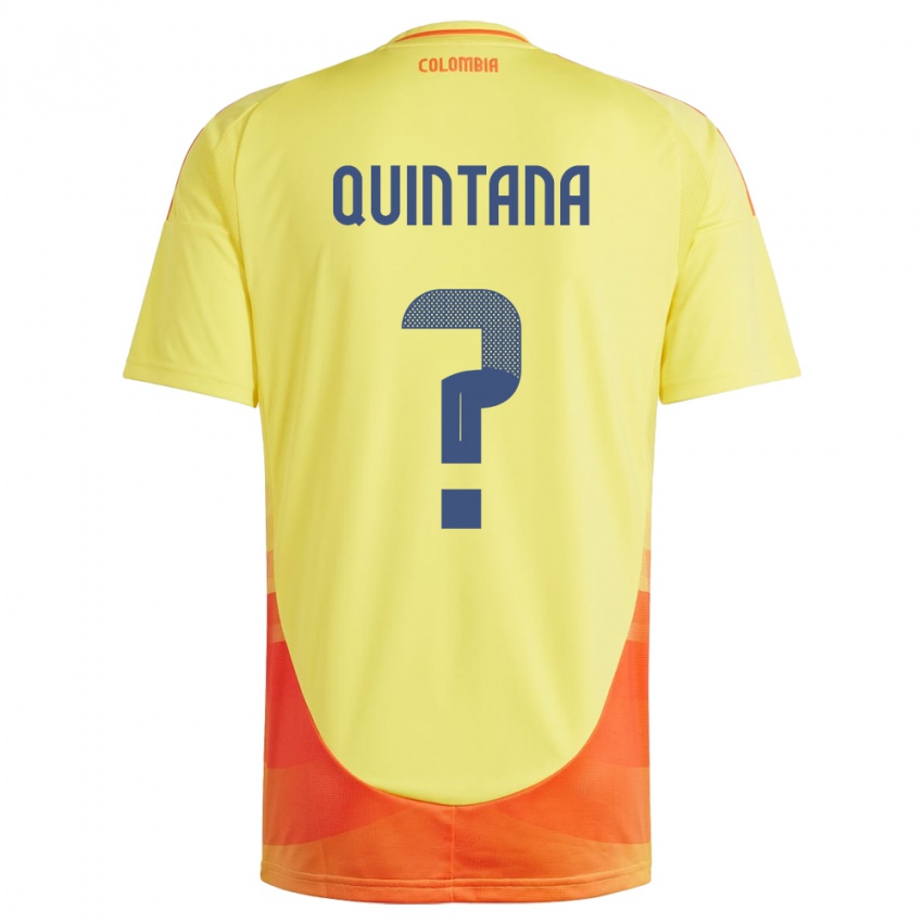 Niño Camiseta Colombia Juan Quintana #0 Amarillo 1ª Equipación 24-26 La Camisa Argentina