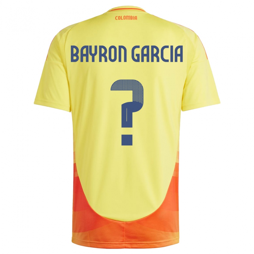 Niño Camiseta Colombia Bayron García #0 Amarillo 1ª Equipación 24-26 La Camisa Argentina