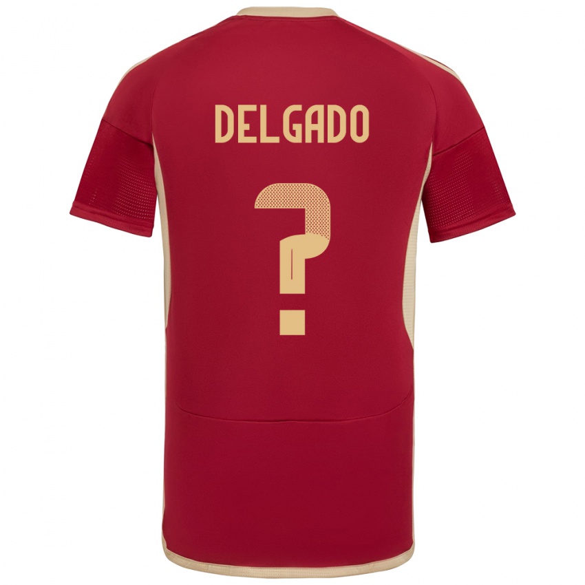 Niño Camiseta Venezuela Álex Delgado #0 Borgoña 1ª Equipación 24-26 La Camisa Argentina