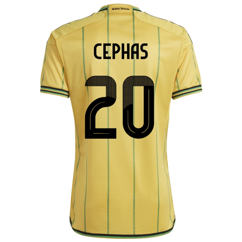 Niño Camiseta Jamaica Renaldo Cephas #20 Amarillo 1ª Equipación 24-26 La Camisa Argentina