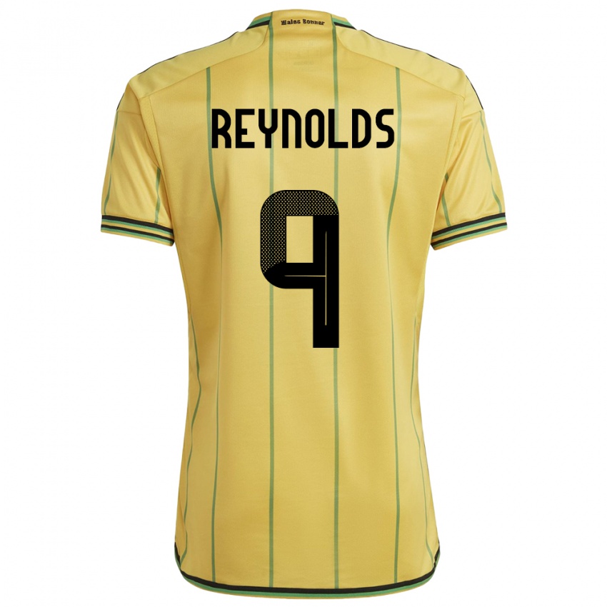 Niño Camiseta Jamaica Fabian Reynolds #9 Amarillo 1ª Equipación 24-26 La Camisa Argentina