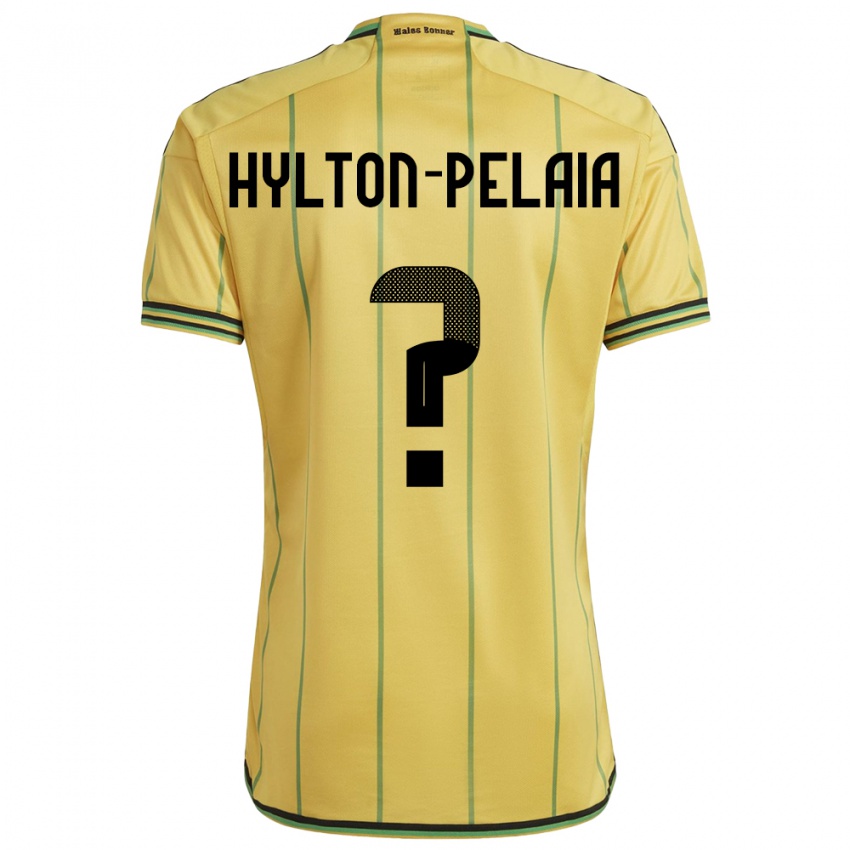 Niño Camiseta Jamaica Jayda Hylton-Pelaia #0 Amarillo 1ª Equipación 24-26 La Camisa Argentina