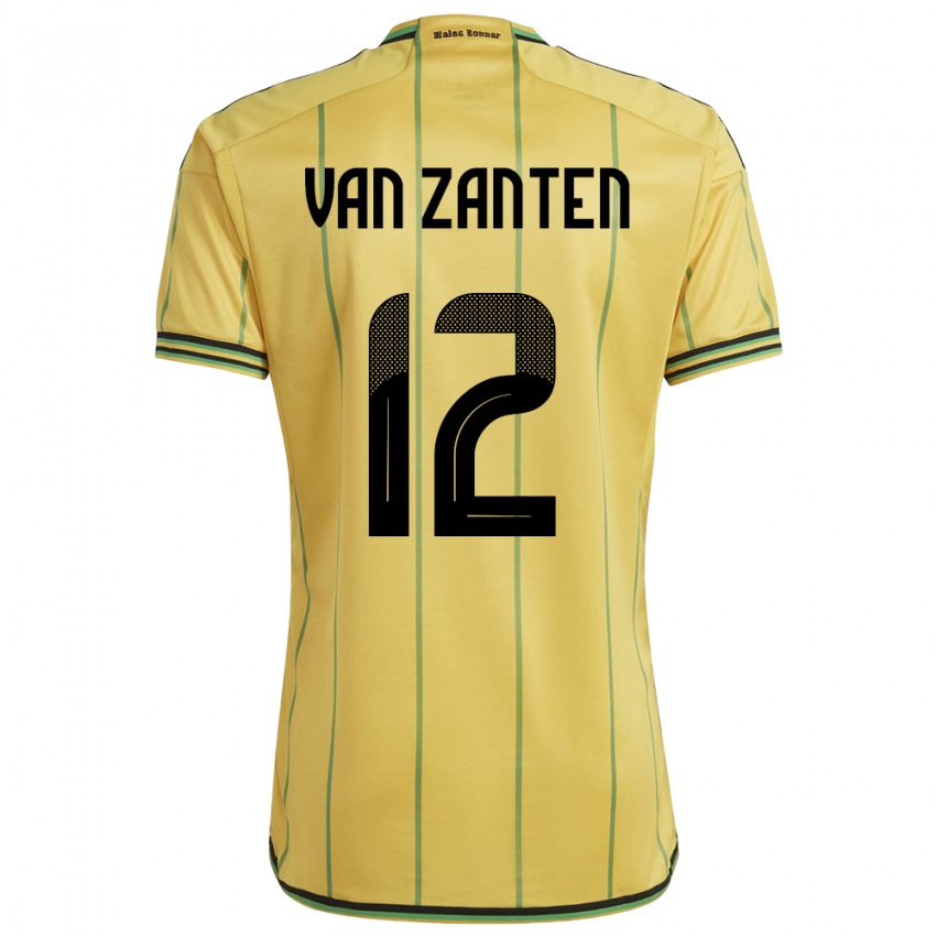 Niño Camiseta Jamaica Kiki Van Zanten #12 Amarillo 1ª Equipación 24-26 La Camisa Argentina