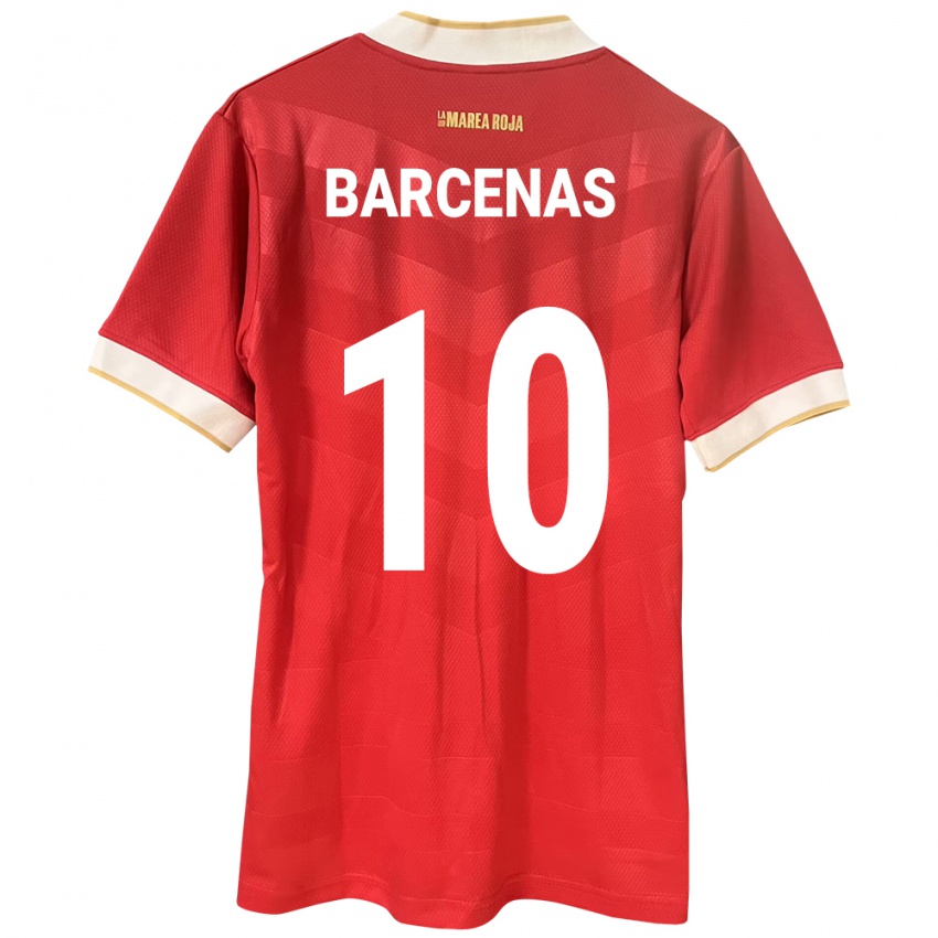 Niño Camiseta Panamá Yoel Bárcenas #10 Rojo 1ª Equipación 24-26 La Camisa Argentina