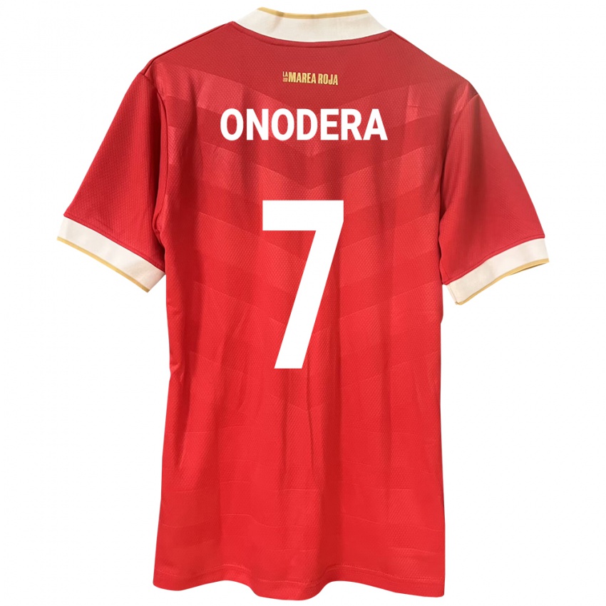 Niño Camiseta Panamá Alison Onodera #7 Rojo 1ª Equipación 24-26 La Camisa Argentina