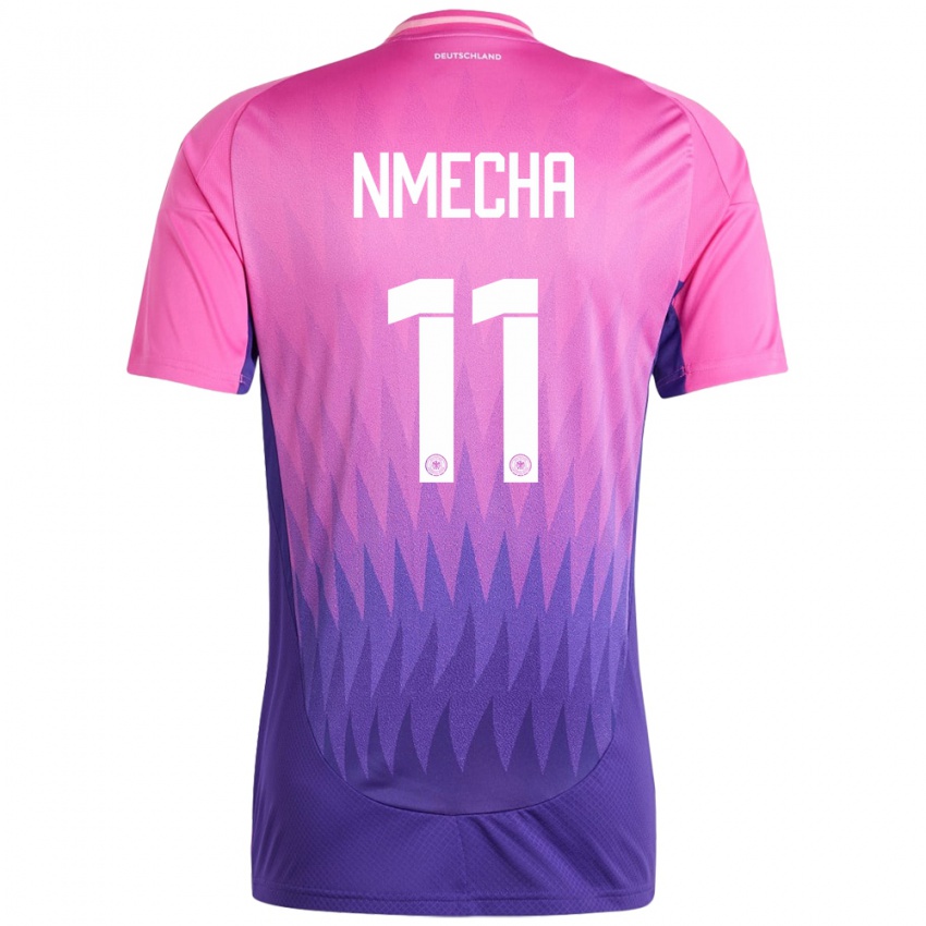 Niño Camiseta Alemania Lukas Nmecha #11 Rosado Morado 2ª Equipación 24-26 La Camisa Argentina