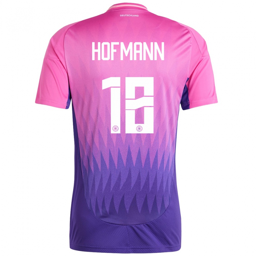 Niño Camiseta Alemania Jonas Hofmann #18 Rosado Morado 2ª Equipación 24-26 La Camisa Argentina