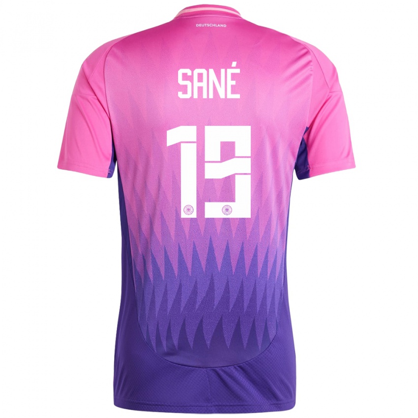 Niño Camiseta Alemania Leroy Sane #19 Rosado Morado 2ª Equipación 24-26 La Camisa Argentina