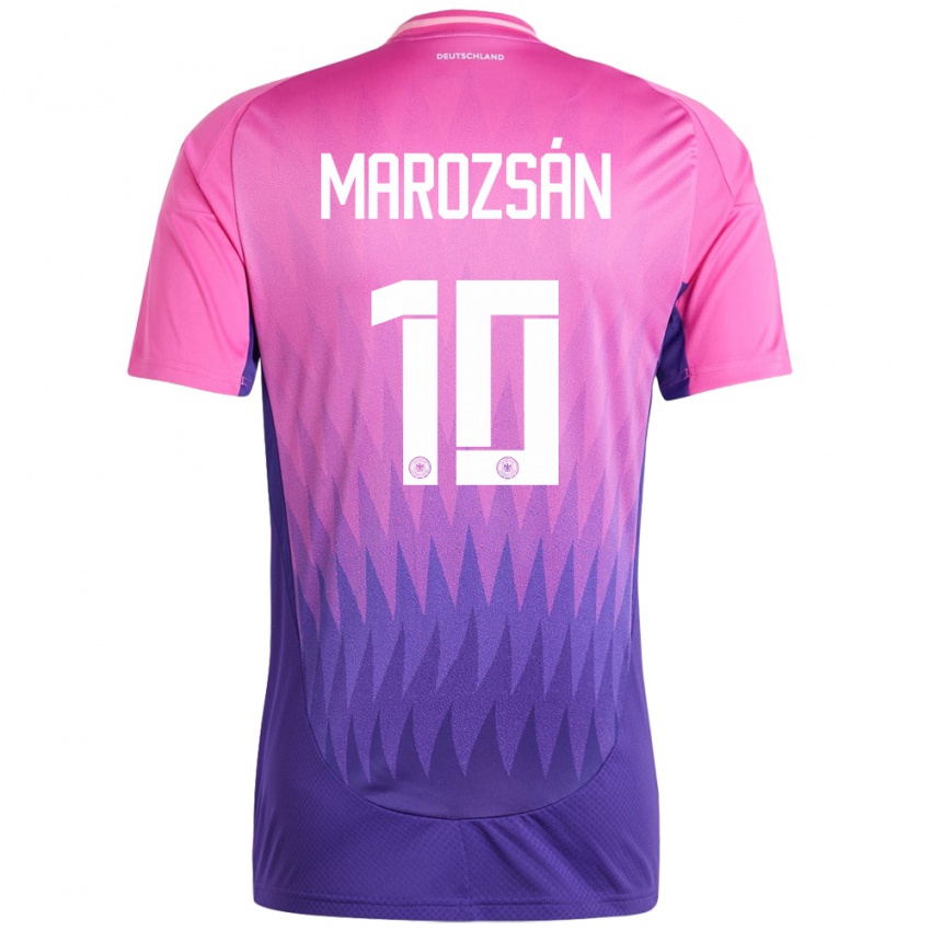 Niño Camiseta Alemania Dzsenifer Marozsan #10 Rosado Morado 2ª Equipación 24-26 La Camisa Argentina