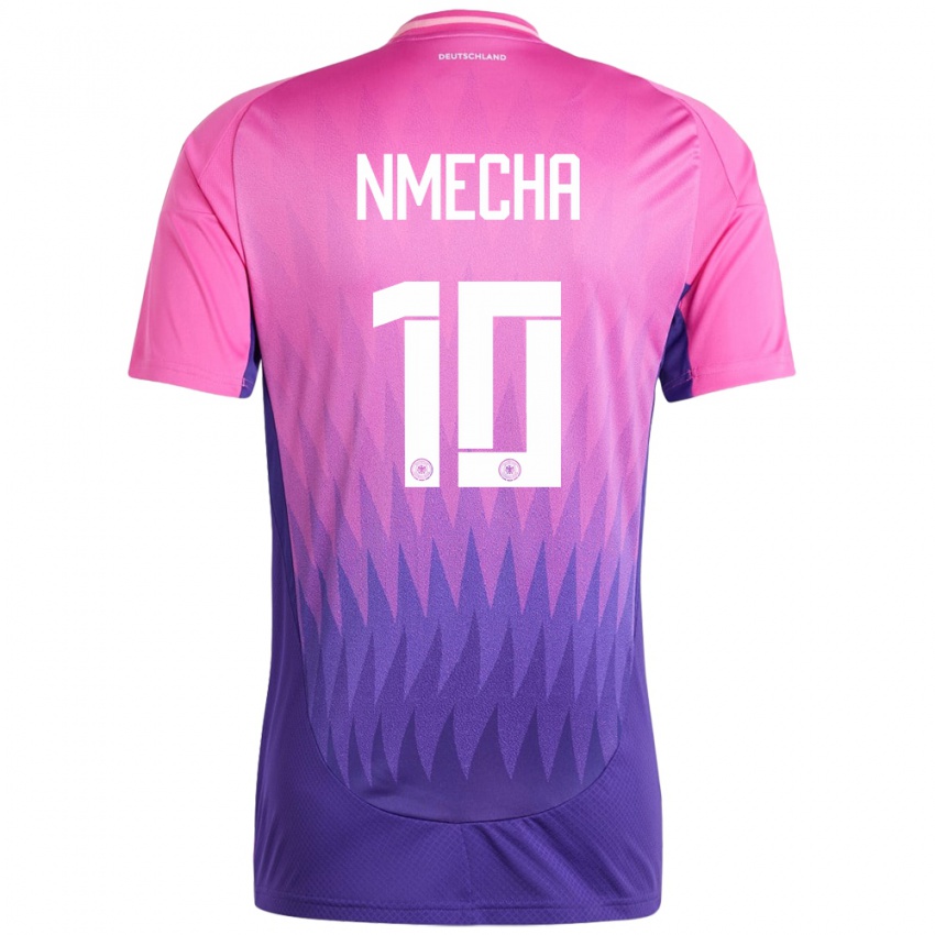 Niño Camiseta Alemania Felix Nmecha #10 Rosado Morado 2ª Equipación 24-26 La Camisa Argentina