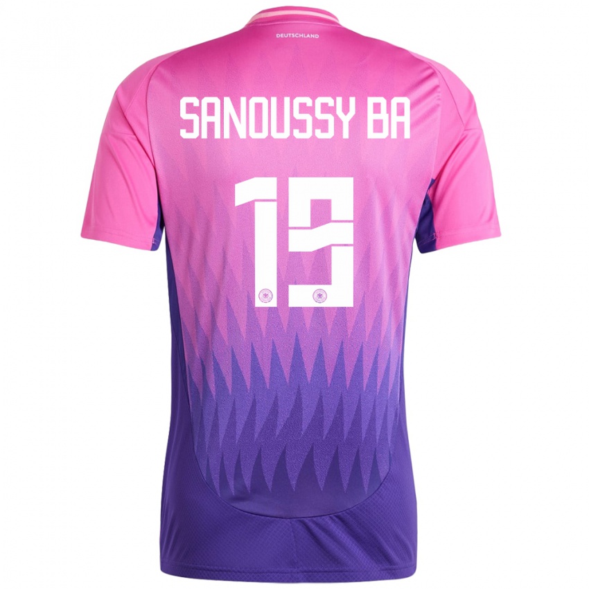 Niño Camiseta Alemania Sanoussy Ba #19 Rosado Morado 2ª Equipación 24-26 La Camisa Argentina