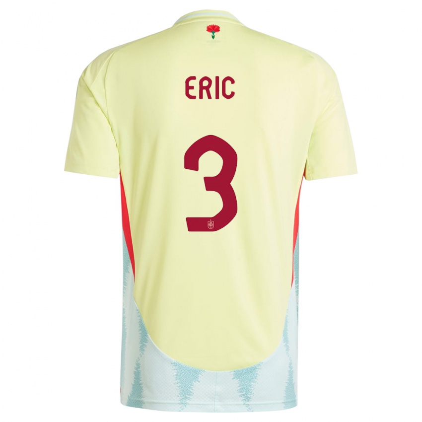 Niño Camiseta España Eric Garcia #3 Amarillo 2ª Equipación 24-26 La Camisa Argentina