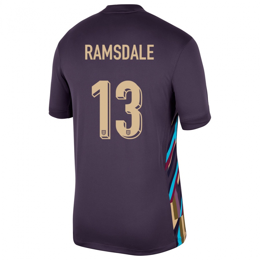 Niño Camiseta Inglaterra Aaron Ramsdale #133 Pasa Oscura 2ª Equipación 24-26 La Camisa Argentina