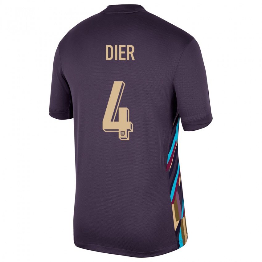 Niño Camiseta Inglaterra Eric Dier #4 Pasa Oscura 2ª Equipación 24-26 La Camisa Argentina