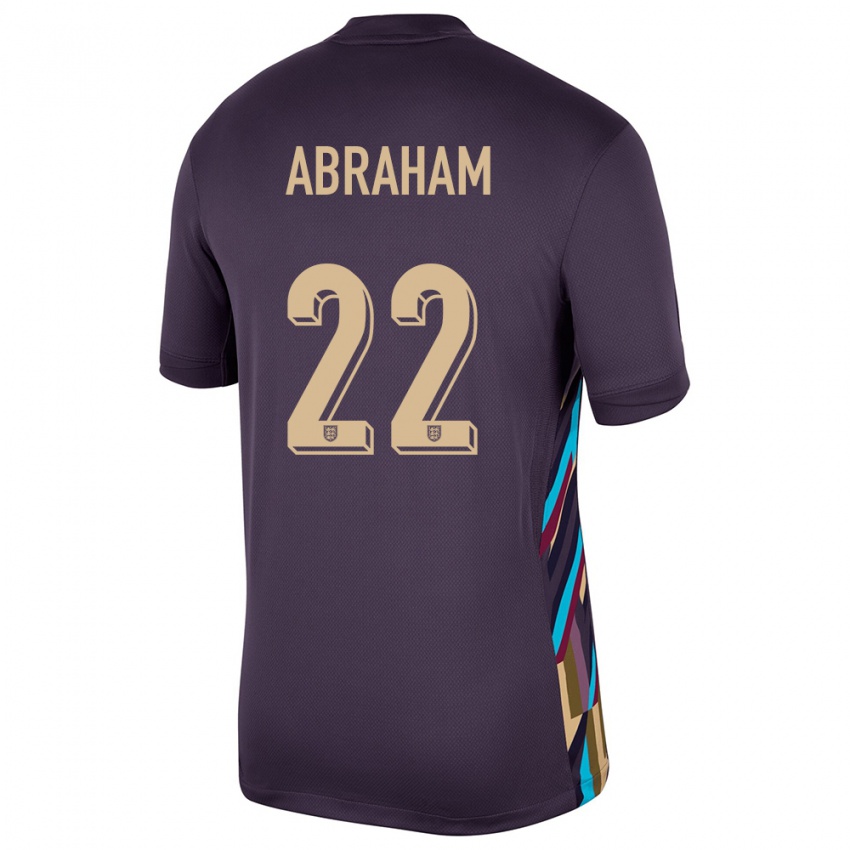 Niño Camiseta Inglaterra Tammy Abraham #22 Pasa Oscura 2ª Equipación 24-26 La Camisa Argentina