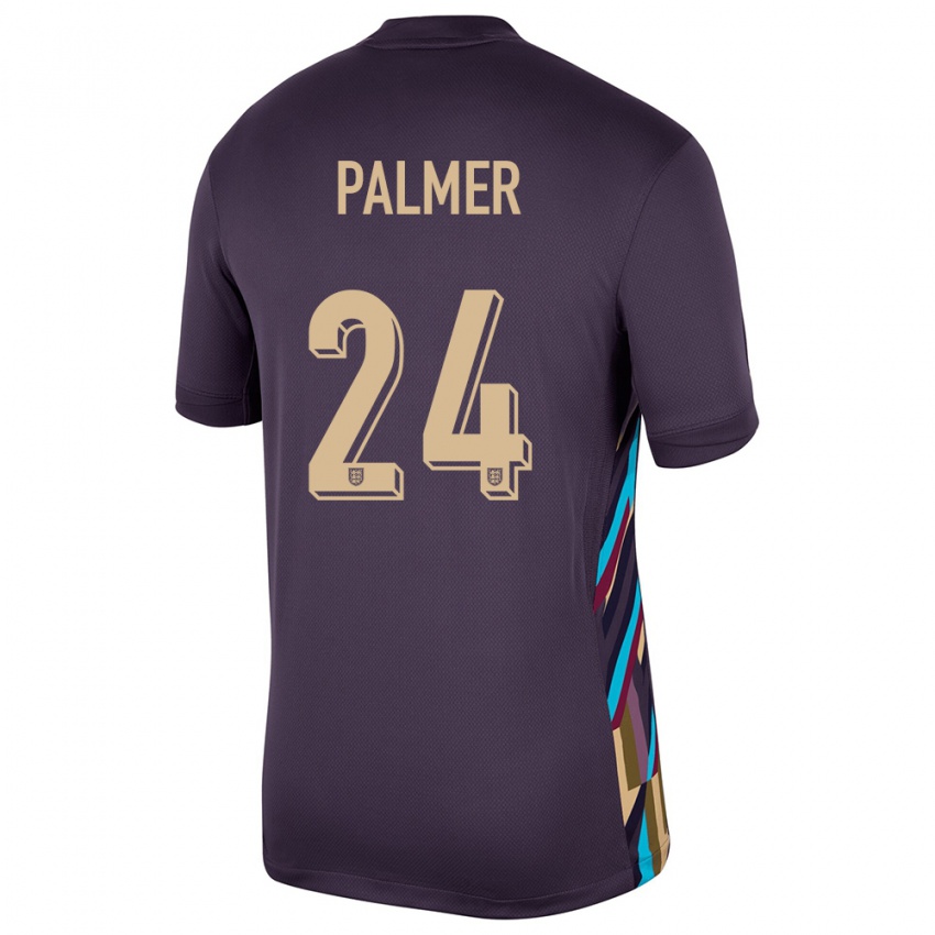 Niño Camiseta Inglaterra Cole Palmer #24 Pasa Oscura 2ª Equipación 24-26 La Camisa Argentina