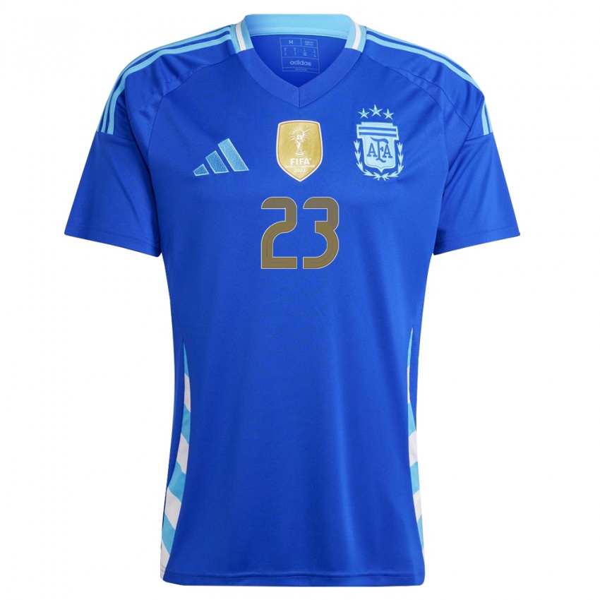 Niño Camiseta Argentina Emiliano Martinez #23 Azul 2ª Equipación 24-26 La Camisa Argentina