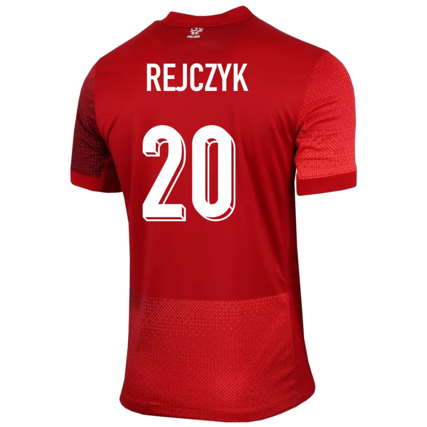 Niño Camiseta Polonia Filip Rejczyk #20 Rojo 2ª Equipación 24-26 La Camisa Argentina