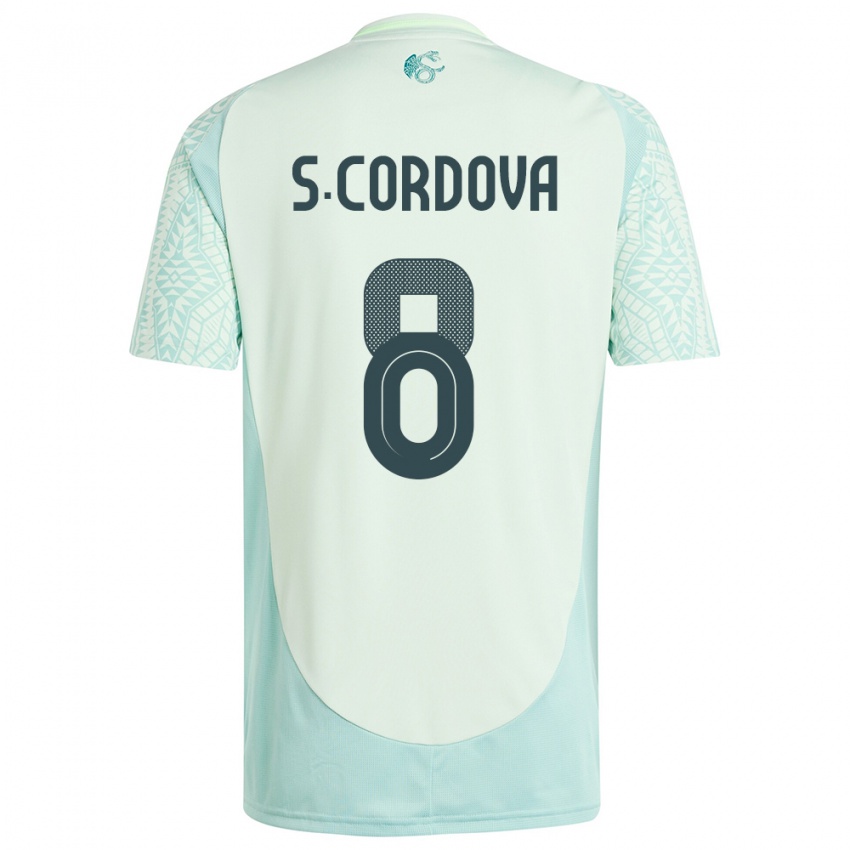 Niño Camiseta México Sebastian Cordova #8 Lino Verde 2ª Equipación 24-26 La Camisa Argentina