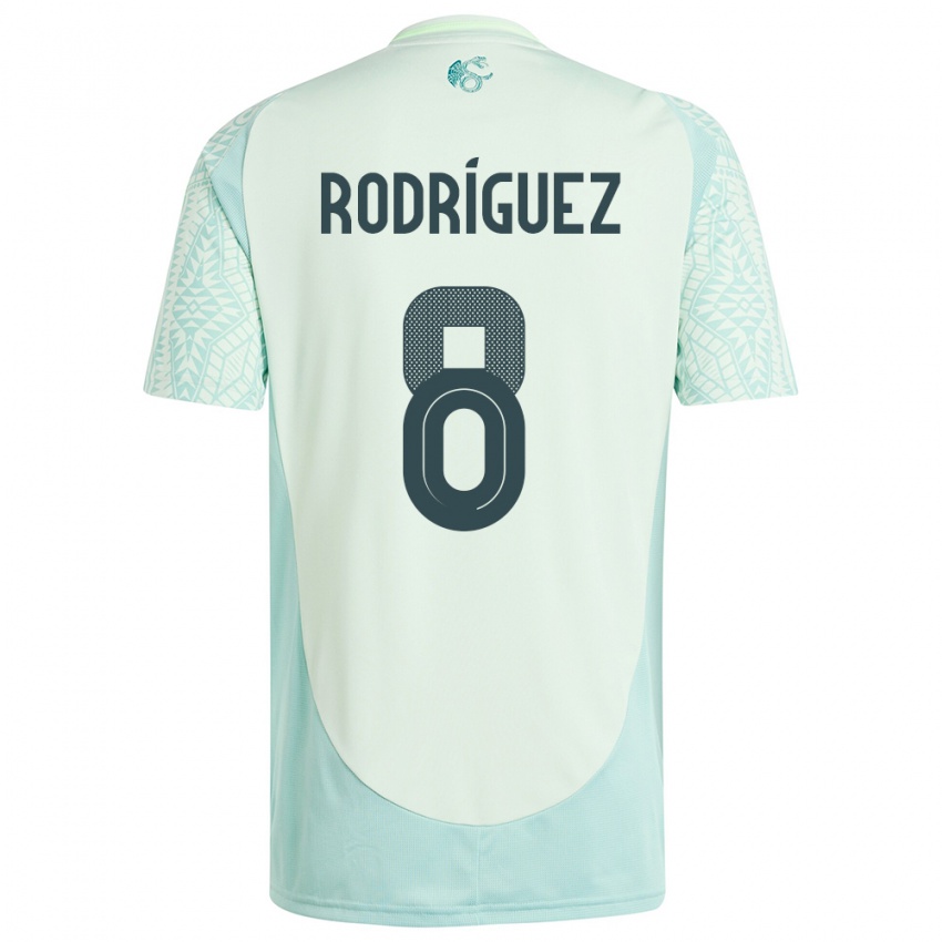 Niño Camiseta México Carlos Rodriguez #8 Lino Verde 2ª Equipación 24-26 La Camisa Argentina