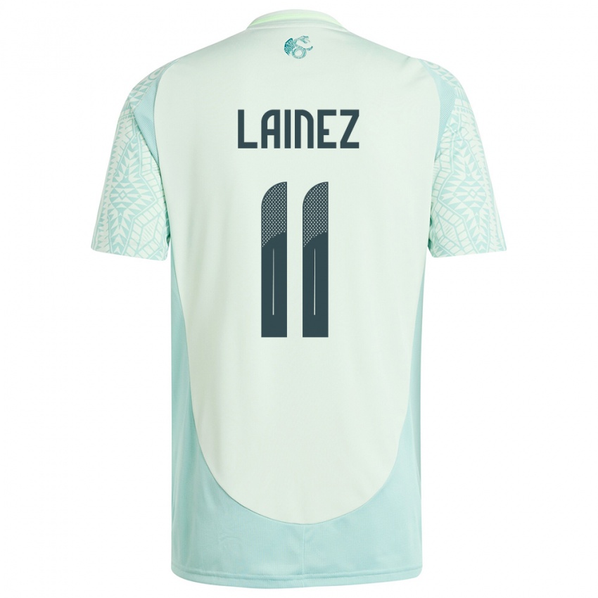 Niño Camiseta México Diego Lainez #11 Lino Verde 2ª Equipación 24-26 La Camisa Argentina