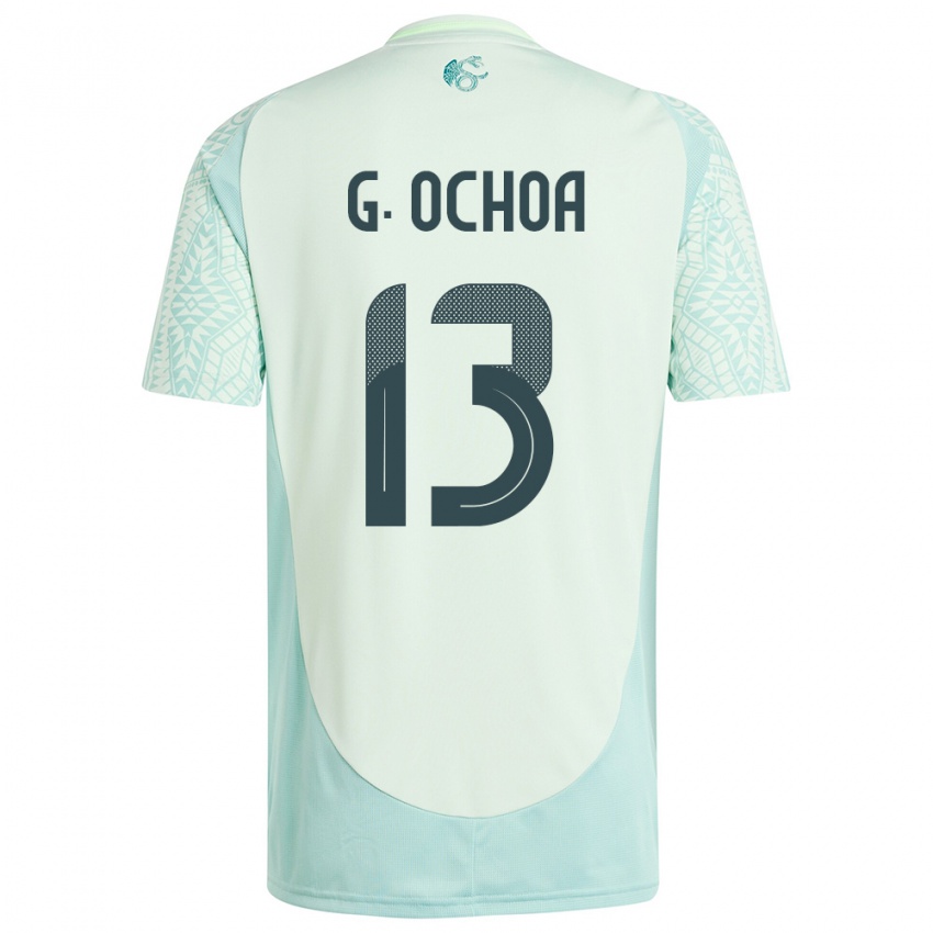 Niño Camiseta México Guillermo Ochoa #13 Lino Verde 2ª Equipación 24-26 La Camisa Argentina