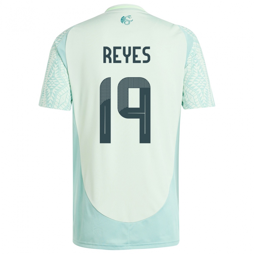 Niño Camiseta México Israel Reyes #19 Lino Verde 2ª Equipación 24-26 La Camisa Argentina