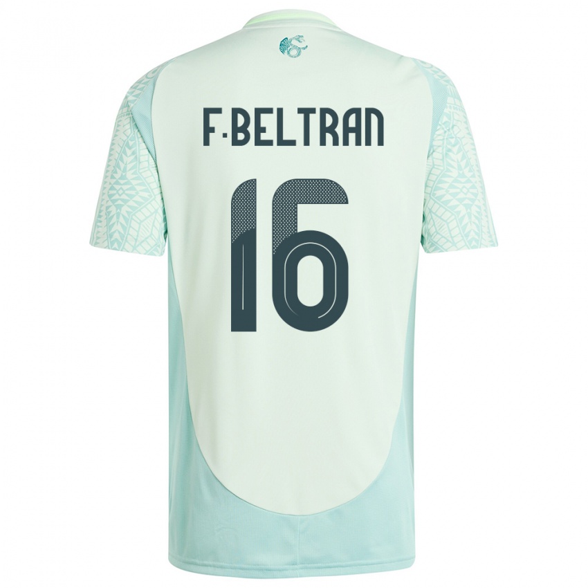 Niño Camiseta México Fernando Beltran #16 Lino Verde 2ª Equipación 24-26 La Camisa Argentina