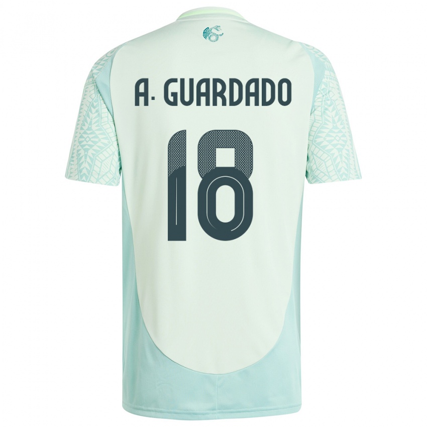 Niño Camiseta México Andres Guardado #18 Lino Verde 2ª Equipación 24-26 La Camisa Argentina