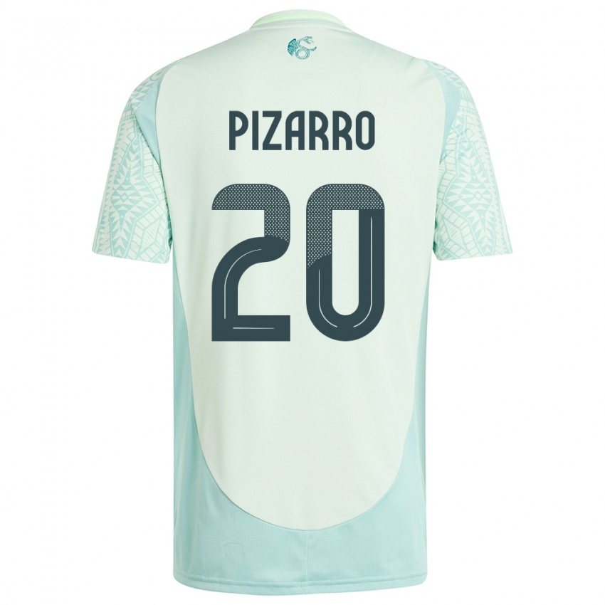 Niño Camiseta México Rodolfo Pizarro #20 Lino Verde 2ª Equipación 24-26 La Camisa Argentina