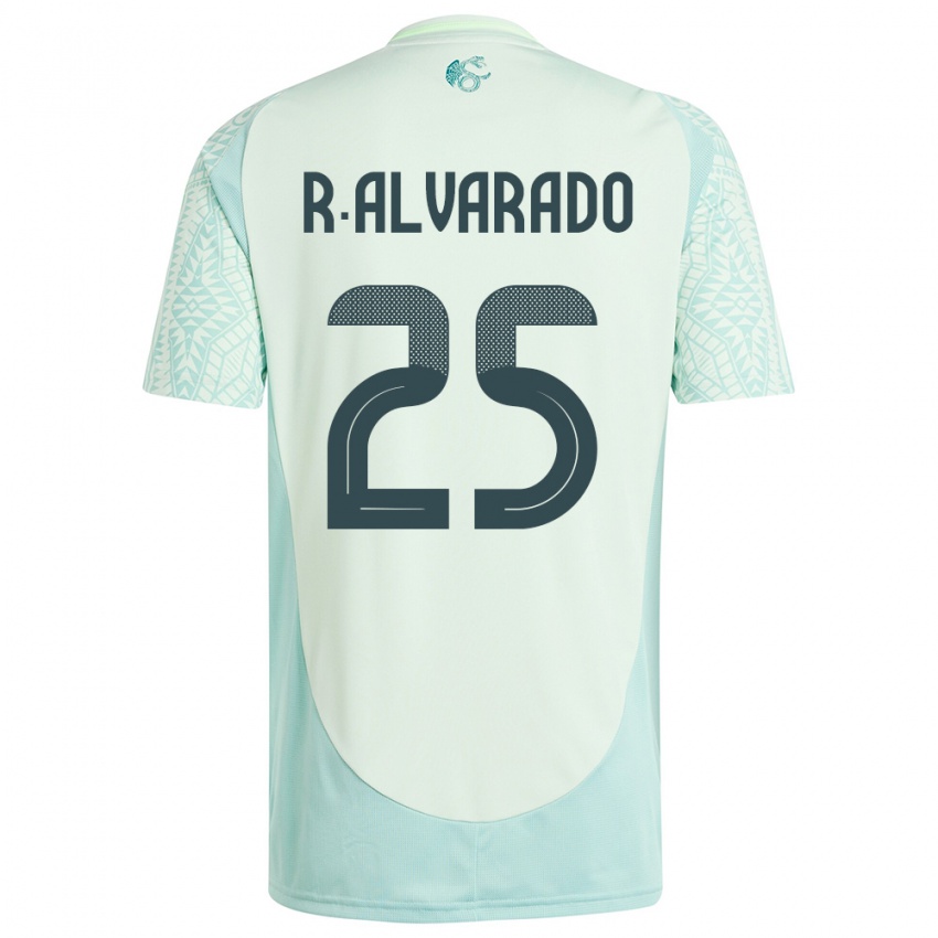 Niño Camiseta México Roberto Alvarado #25 Lino Verde 2ª Equipación 24-26 La Camisa Argentina