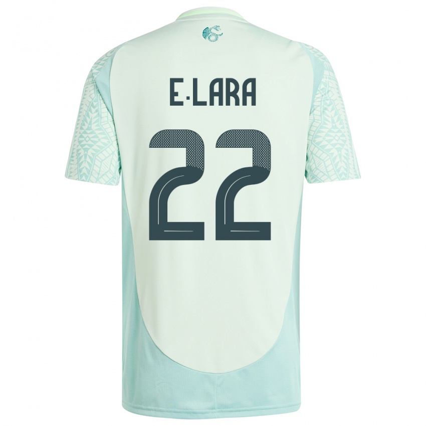 Niño Camiseta México Emilio Lara #22 Lino Verde 2ª Equipación 24-26 La Camisa Argentina