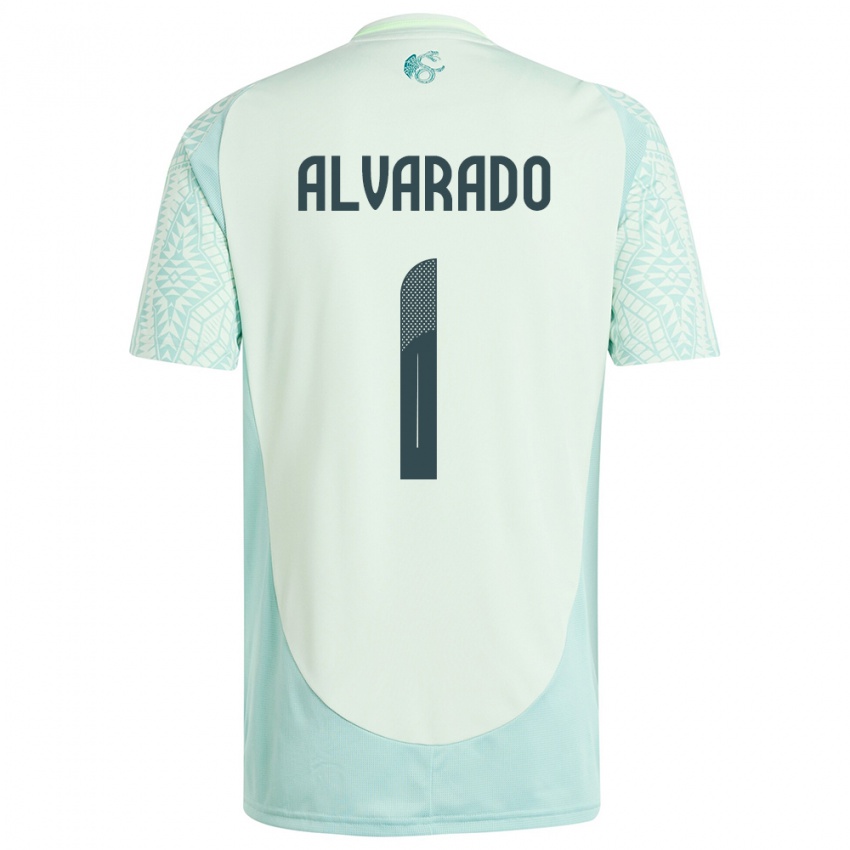 Niño Camiseta México Emily Alvarado #1 Lino Verde 2ª Equipación 24-26 La Camisa Argentina