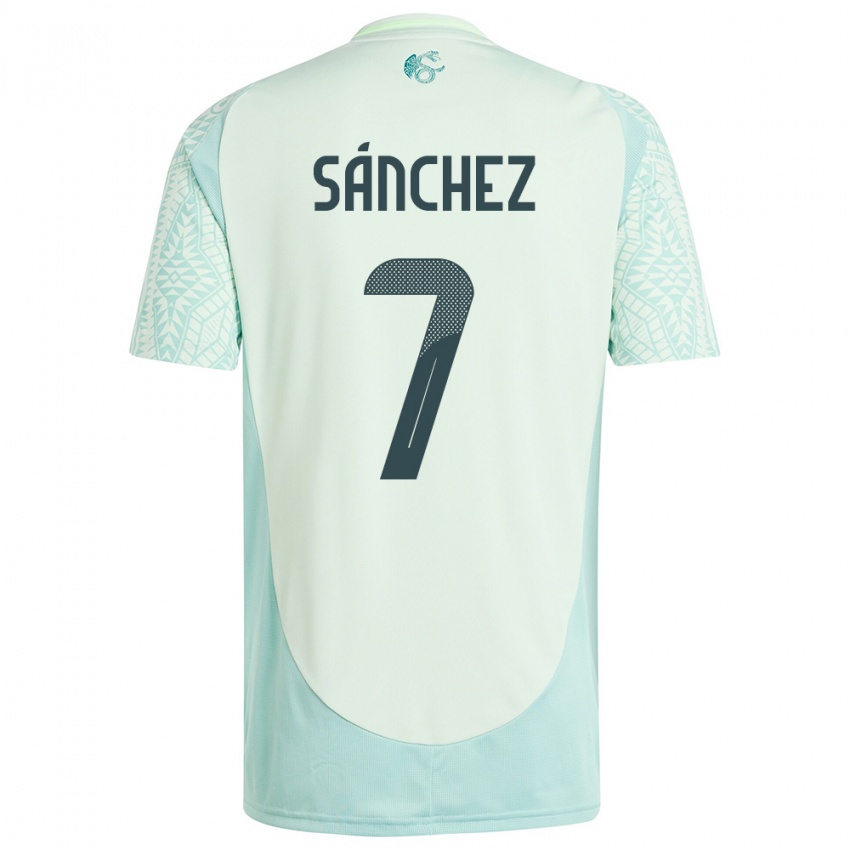 Niño Camiseta México Maria Sanchez #7 Lino Verde 2ª Equipación 24-26 La Camisa Argentina