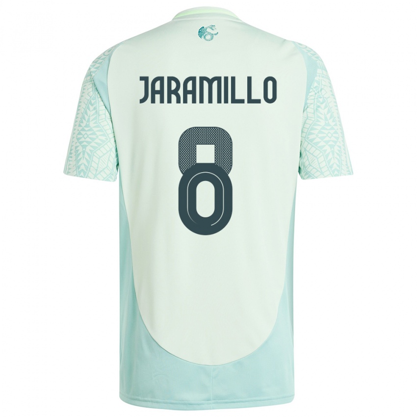 Niño Camiseta México Carolina Jaramillo #8 Lino Verde 2ª Equipación 24-26 La Camisa Argentina