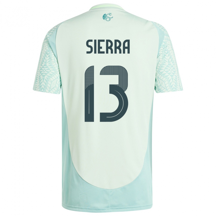 Niño Camiseta México Bianca Sierra #13 Lino Verde 2ª Equipación 24-26 La Camisa Argentina