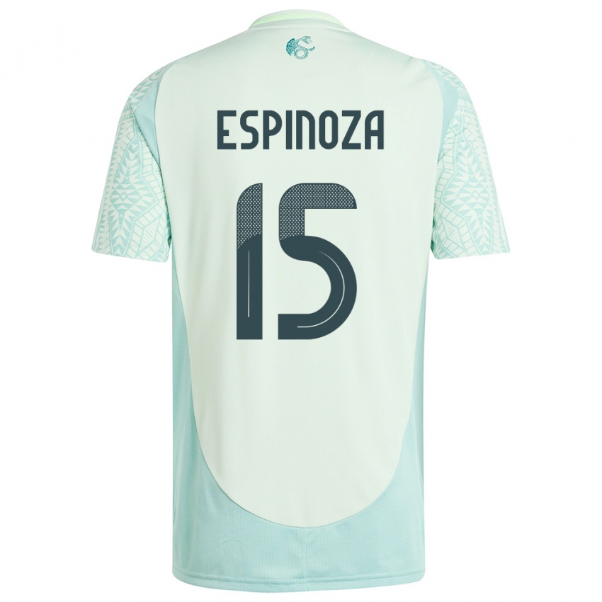 Niño Camiseta México Greta Espinoza #15 Lino Verde 2ª Equipación 24-26 La Camisa Argentina