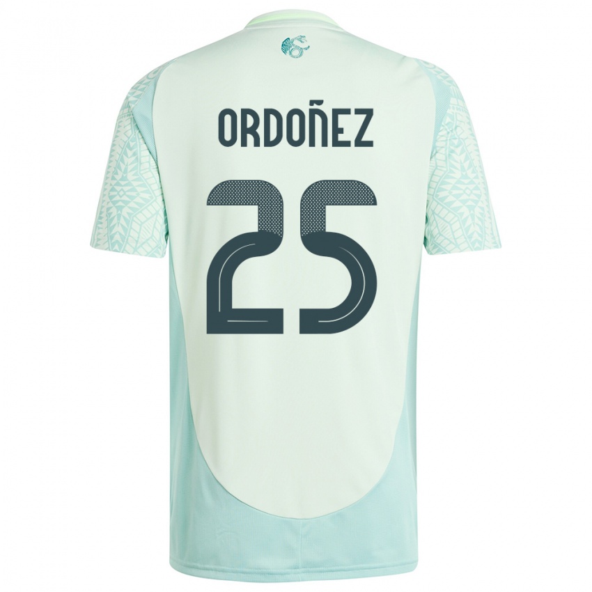 Niño Camiseta México Diana Ordonez #25 Lino Verde 2ª Equipación 24-26 La Camisa Argentina