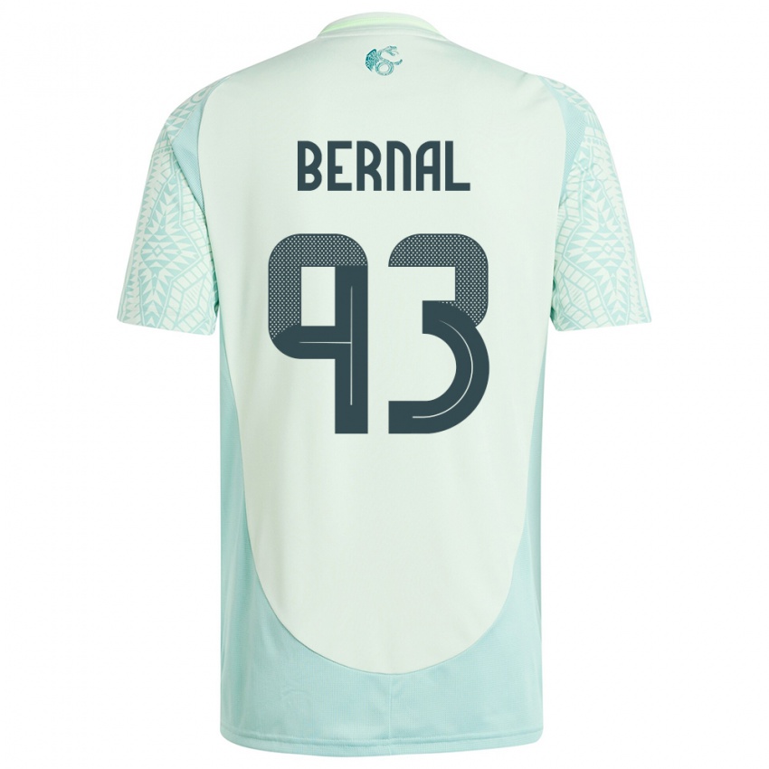 Niño Camiseta México Rebeca Bernal #93 Lino Verde 2ª Equipación 24-26 La Camisa Argentina