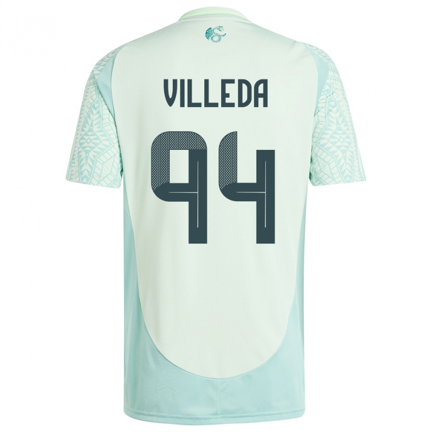 Niño Camiseta México Melany Villeda #94 Lino Verde 2ª Equipación 24-26 La Camisa Argentina