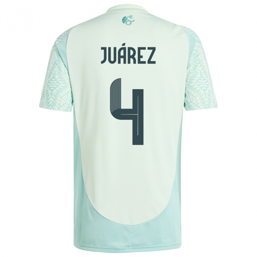 Niño Camiseta México Ramon Juarez #4 Lino Verde 2ª Equipación 24-26 La Camisa Argentina