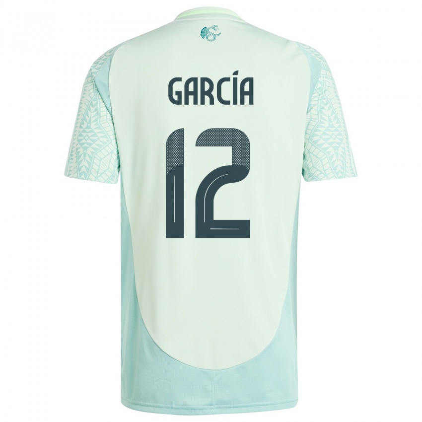 Niño Camiseta México Eduardo Garcia #12 Lino Verde 2ª Equipación 24-26 La Camisa Argentina