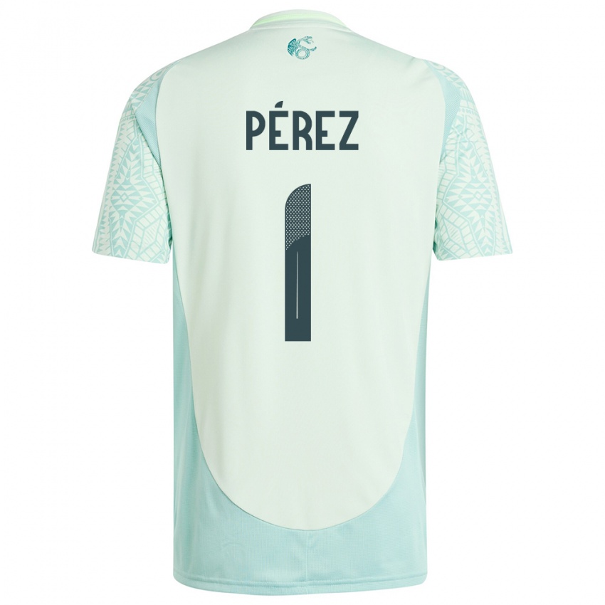 Niño Camiseta México Emiliano Perez #1 Lino Verde 2ª Equipación 24-26 La Camisa Argentina