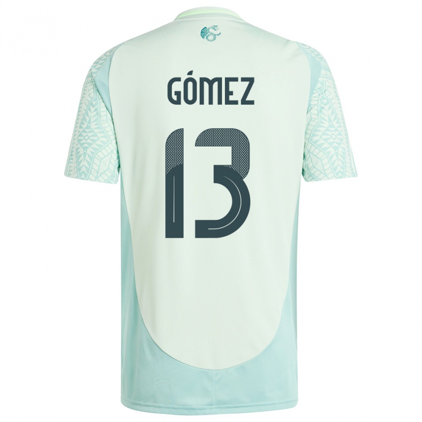 Niño Camiseta México Diego Gomez #13 Lino Verde 2ª Equipación 24-26 La Camisa Argentina