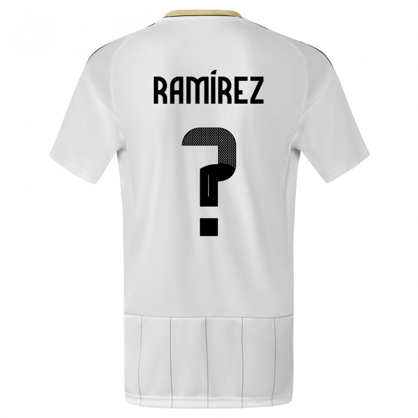 Niño Camiseta Costa Rica Walter Ramirez #0 Blanco 2ª Equipación 24-26 La Camisa Argentina