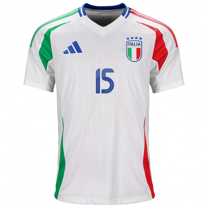 Niño Camiseta Italia Annamaria Serturini #15 Blanco 2ª Equipación 24-26 La Camisa Argentina