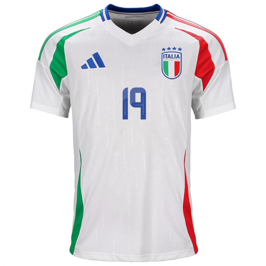 Niño Camiseta Italia Matteo Politano #19 Blanco 2ª Equipación 24-26 La Camisa Argentina