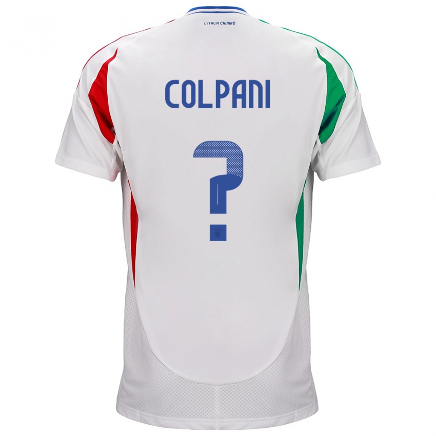 Niño Camiseta Italia Andrea Colpani #0 Blanco 2ª Equipación 24-26 La Camisa Argentina