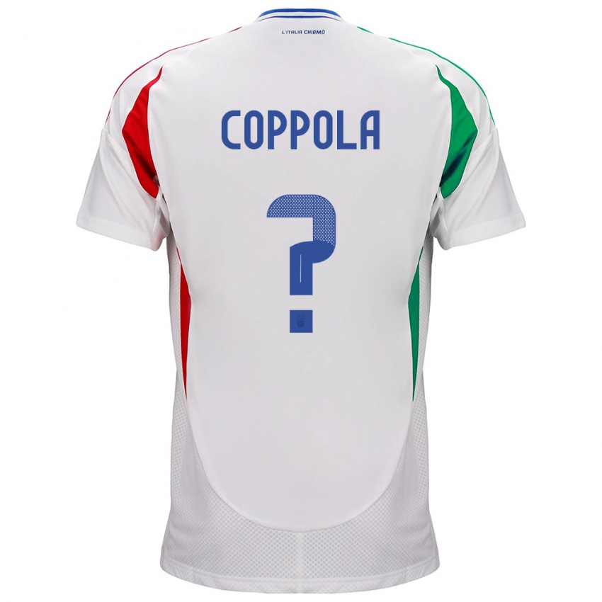 Niño Camiseta Italia Diego Coppola #0 Blanco 2ª Equipación 24-26 La Camisa Argentina